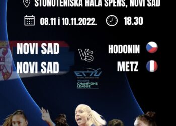 Novi Sad napada 1/4 finale Lige šampiona