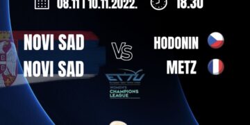 Novi Sad napada 1/4 finale Lige šampiona